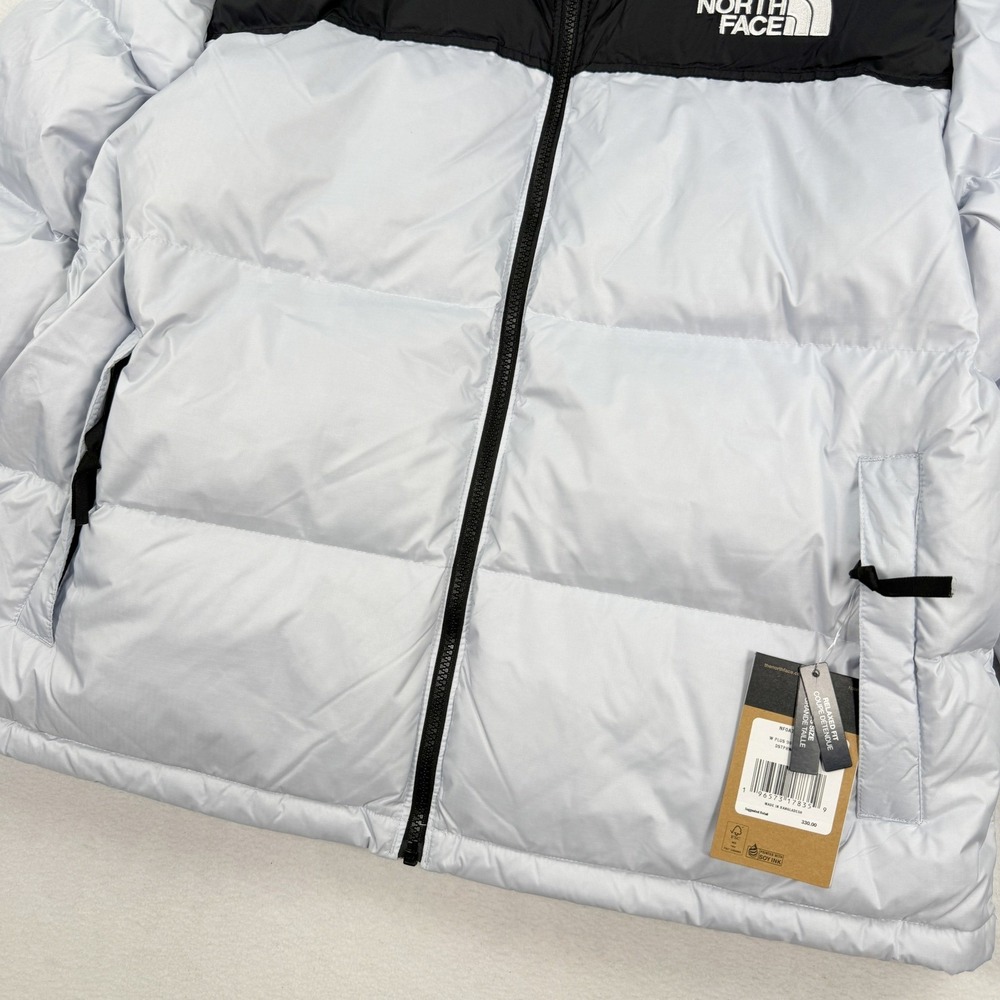 The North Face 96 Retro Nuptse Womens 2X Plus Desert Periwinkle / Black NEW - Picture 5 of 11